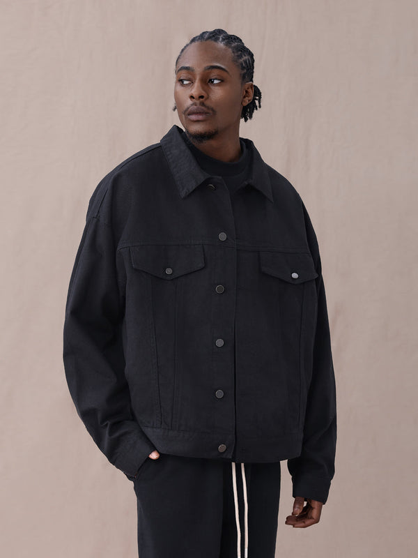 DENIM JACKET - BLACK CORE