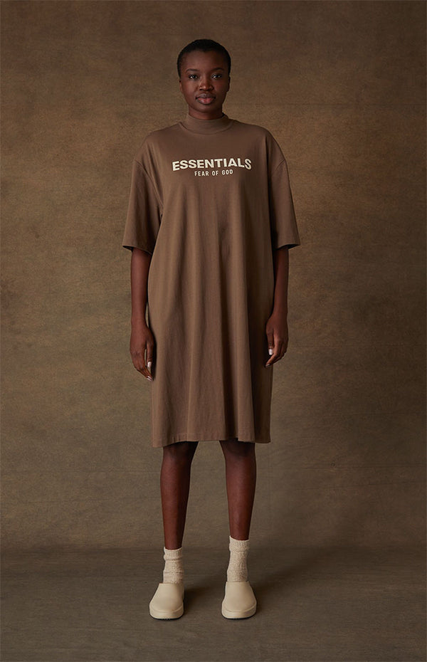 WOMEN TEE DRESS WOOD