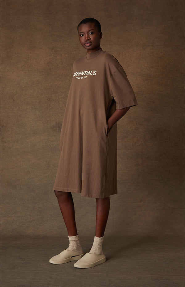 WOMEN TEE DRESS WOOD