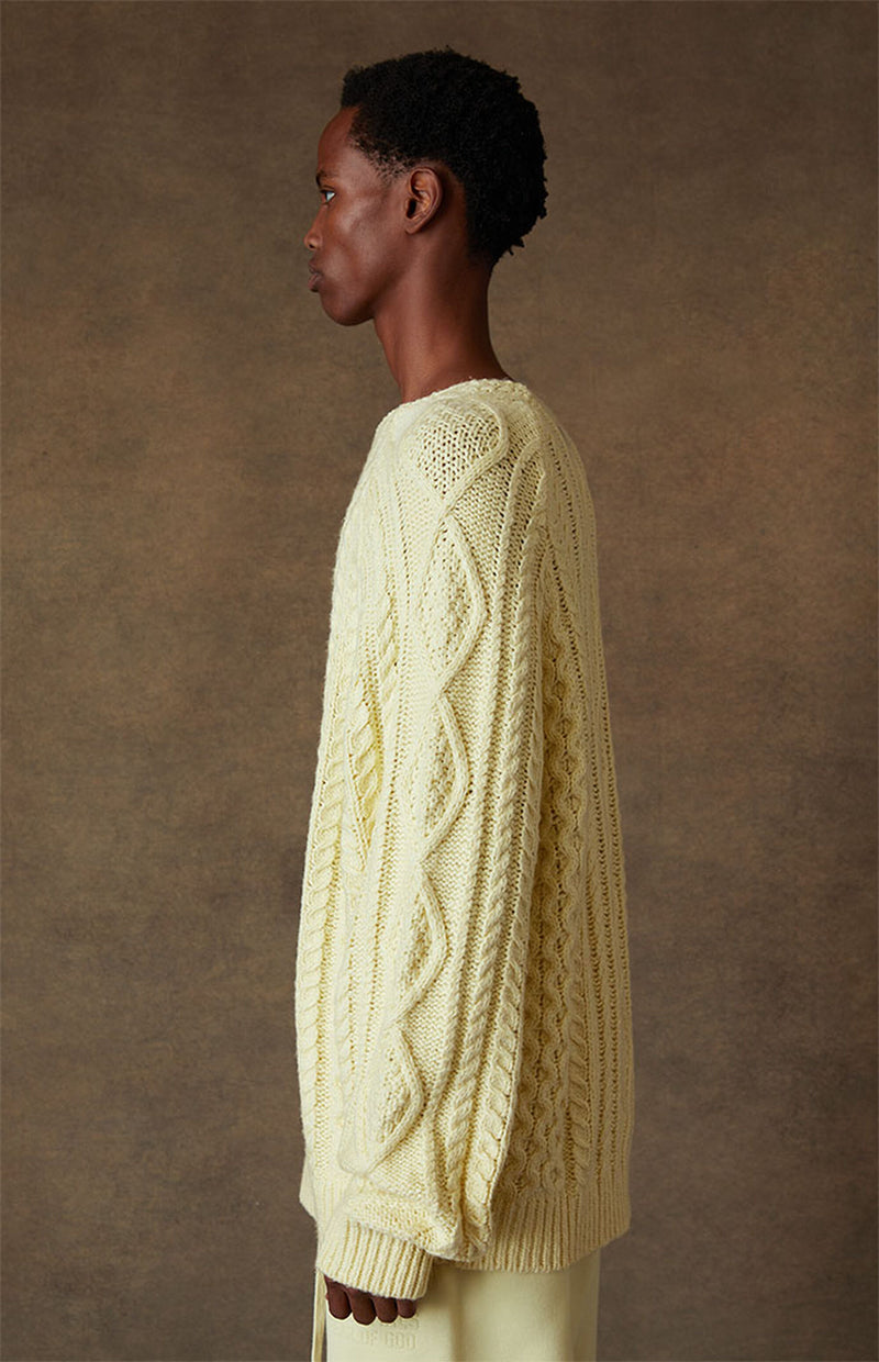 CABLE KNIT - CANARY