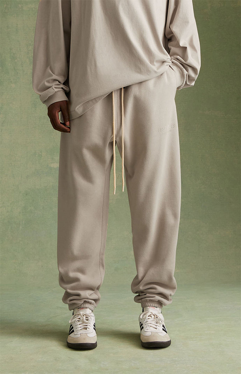 SWEATPANTS SILVER CLOUD