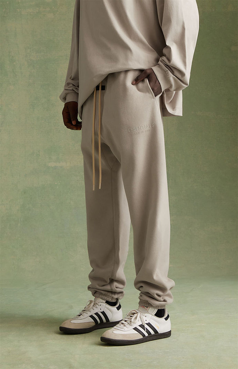 SWEATPANTS SILVER CLOUD