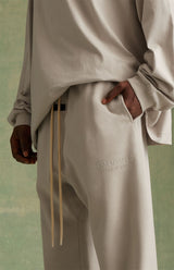 SWEATPANTS SILVER CLOUD