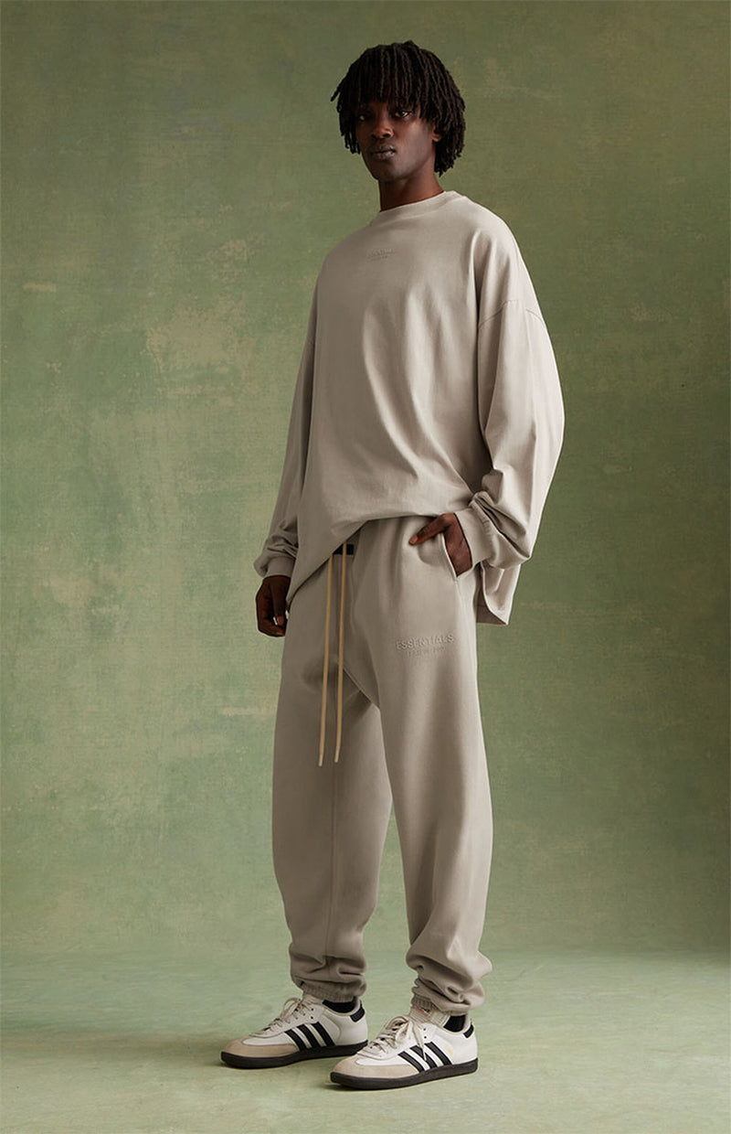 SWEATPANTS SILVER CLOUD
