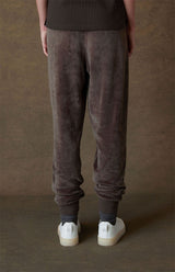 Velour Sweatpants Off Black