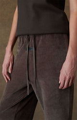 Velour Sweatpants Off Black