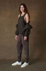 Velour Sweatpants Off Black