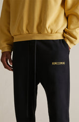 HEAVY FLEECE SWEATPANT - BLACK