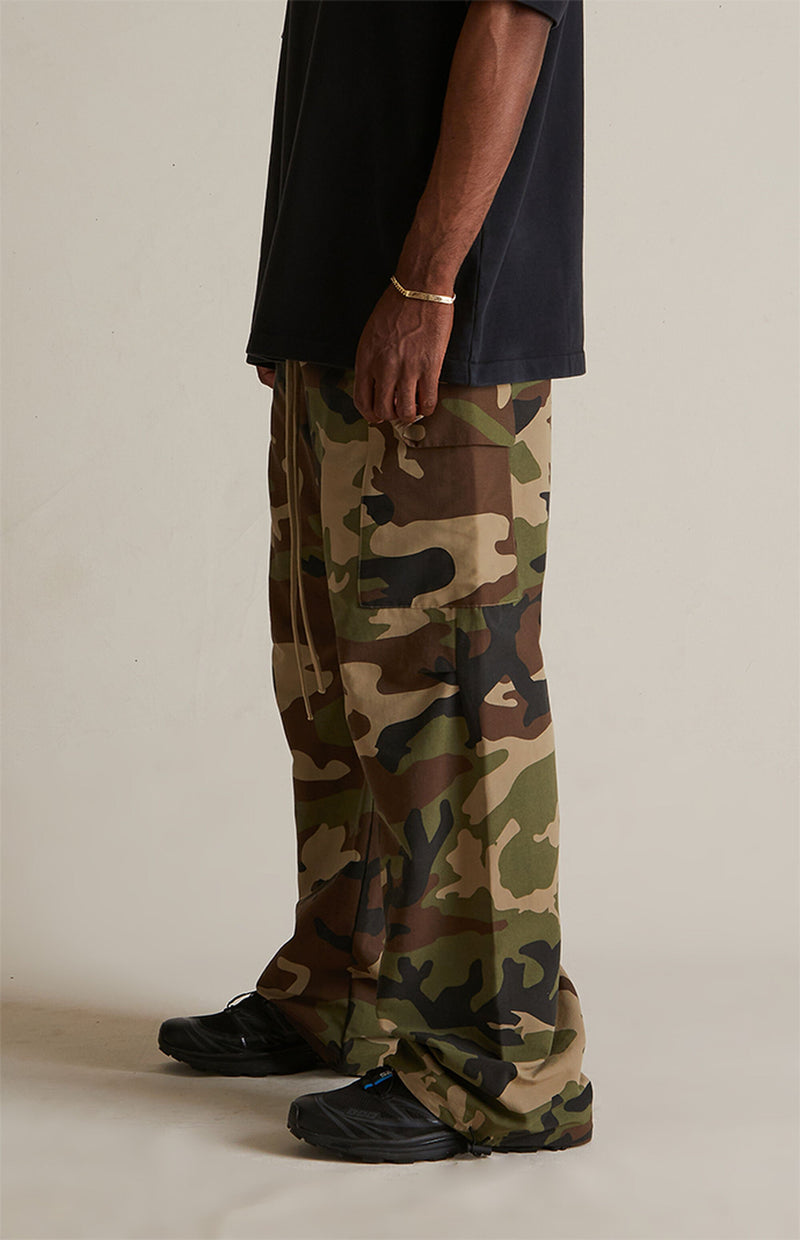 MILITARY NYLON FIELD PANT WOODLAND CAMO
