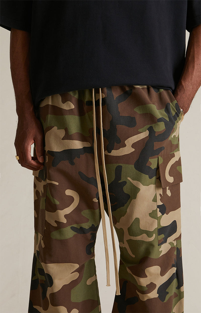 MILITARY NYLON FIELD PANT WOODLAND CAMO