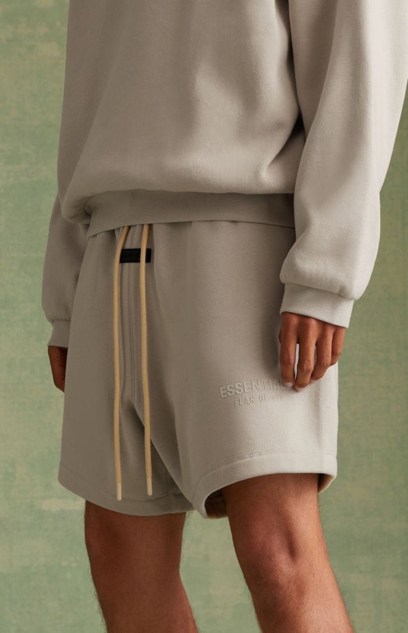 SWEATSHORT SILVER CLOUD