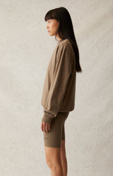 WOMEN ATHLETIC BIKER SHORT HARVEST
