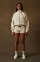WOMEN-SHORT-EGG SHEL NC
