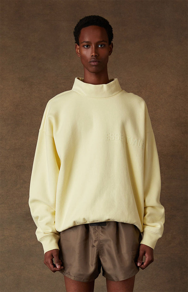 RELAXED CREWNECK CANARY