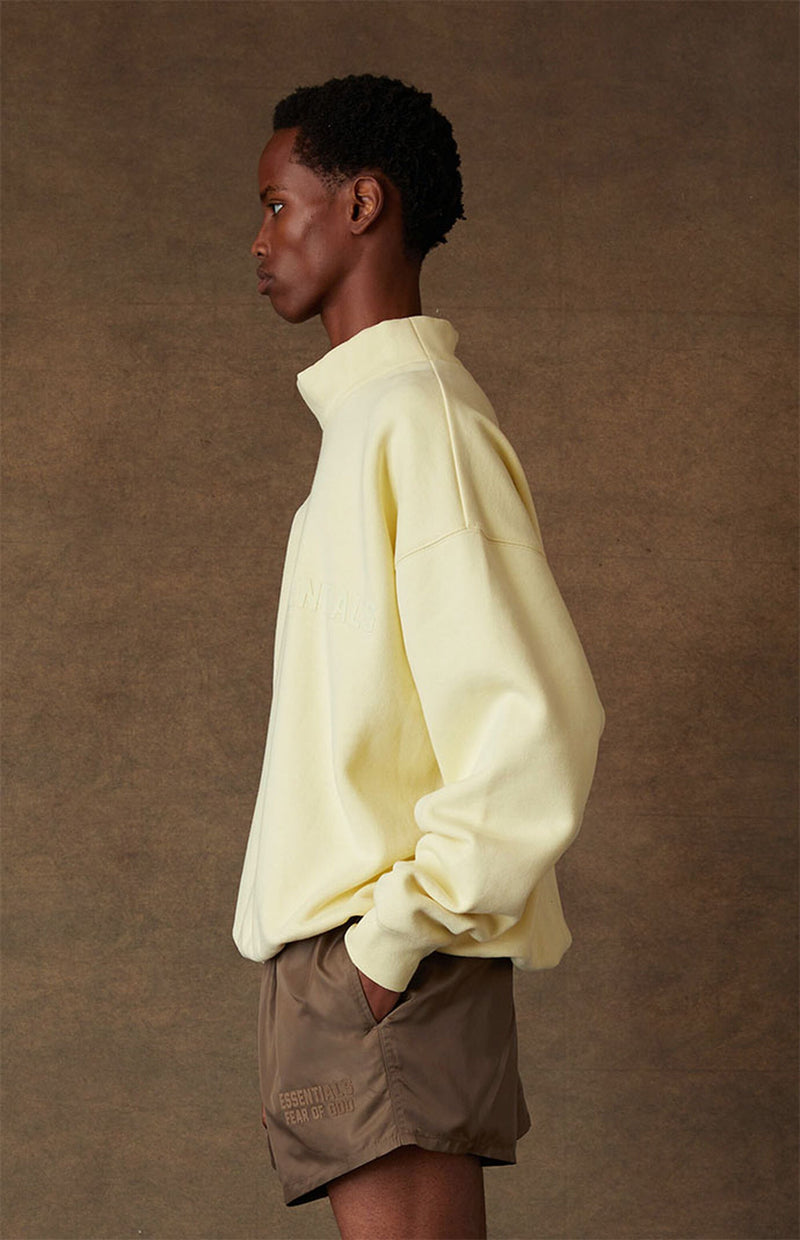 RELAXED CREWNECK CANARY