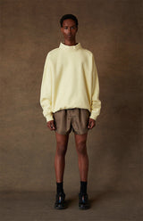 RELAXED CREWNECK CANARY