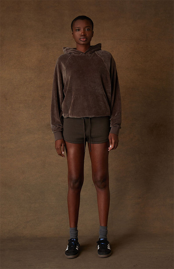WOMEN-SHORT-OFF BLACK
