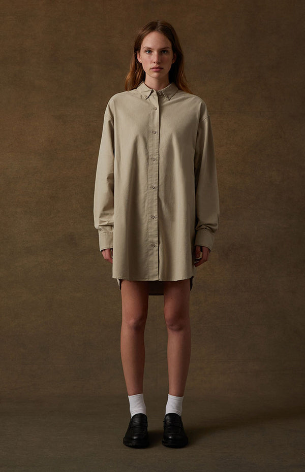 Women's Smoke Oxford Button Down Shirt