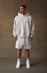 PULLOVER HOODIE-LIGHT  HRATHER OATMEAL