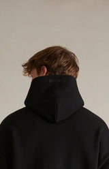 FLEECE HOODIE - BLACK