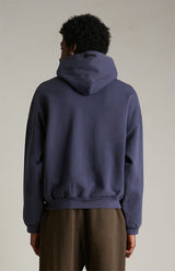 HEAVY FLEECE HOODIE MARINE
