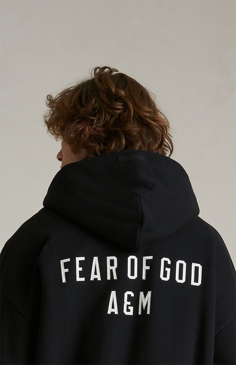 HEAVY FLEECE FULLZIP HOODIE BLACK