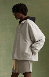 COACHES JACKET SILVER CLOUD