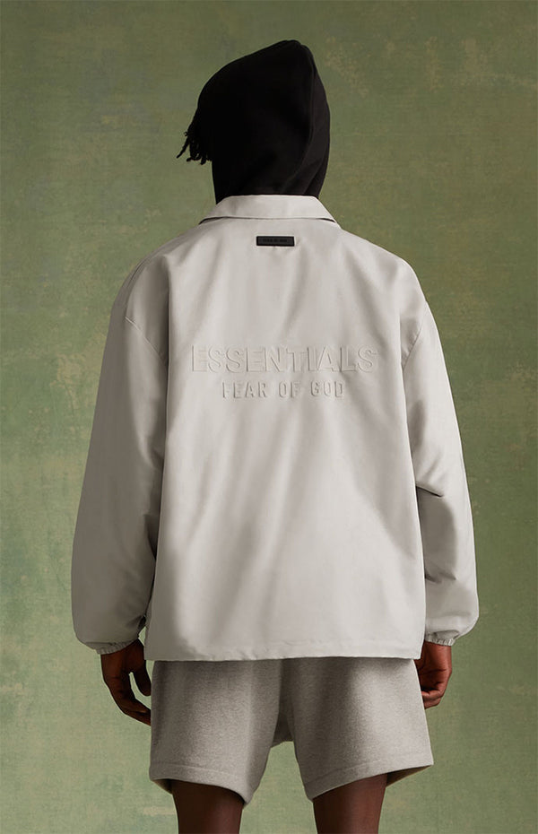 COACHES JACKET SILVER CLOUD