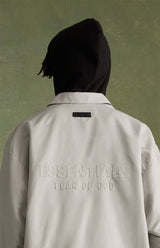 COACHES JACKET SILVER CLOUD