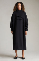 LS TEE DRESS Off Black