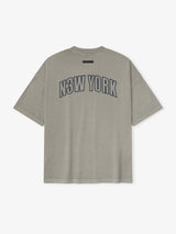 NEW YORK 90'S TEE - SMOKE GREY