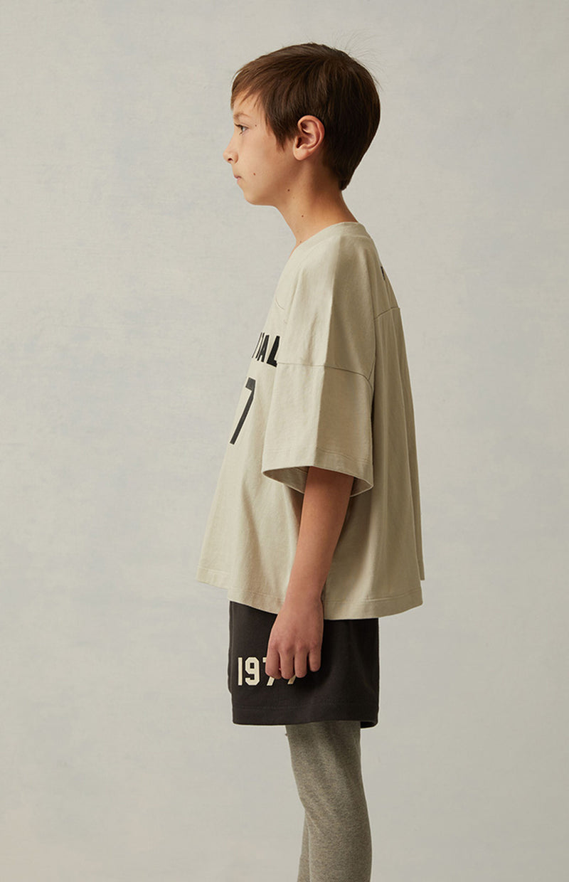 KIDS FOOTBALL TEE WHEAT