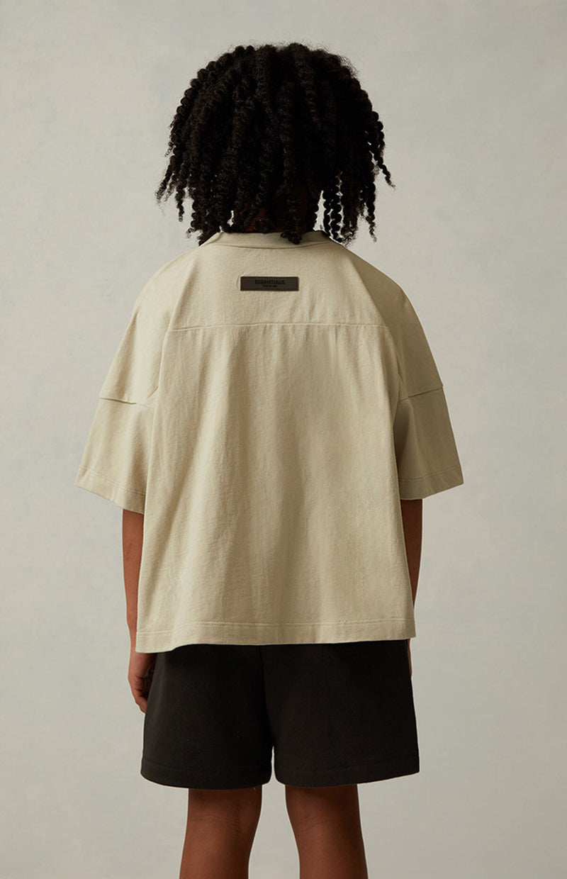 KIDS FOOTBALL TEE WHEAT