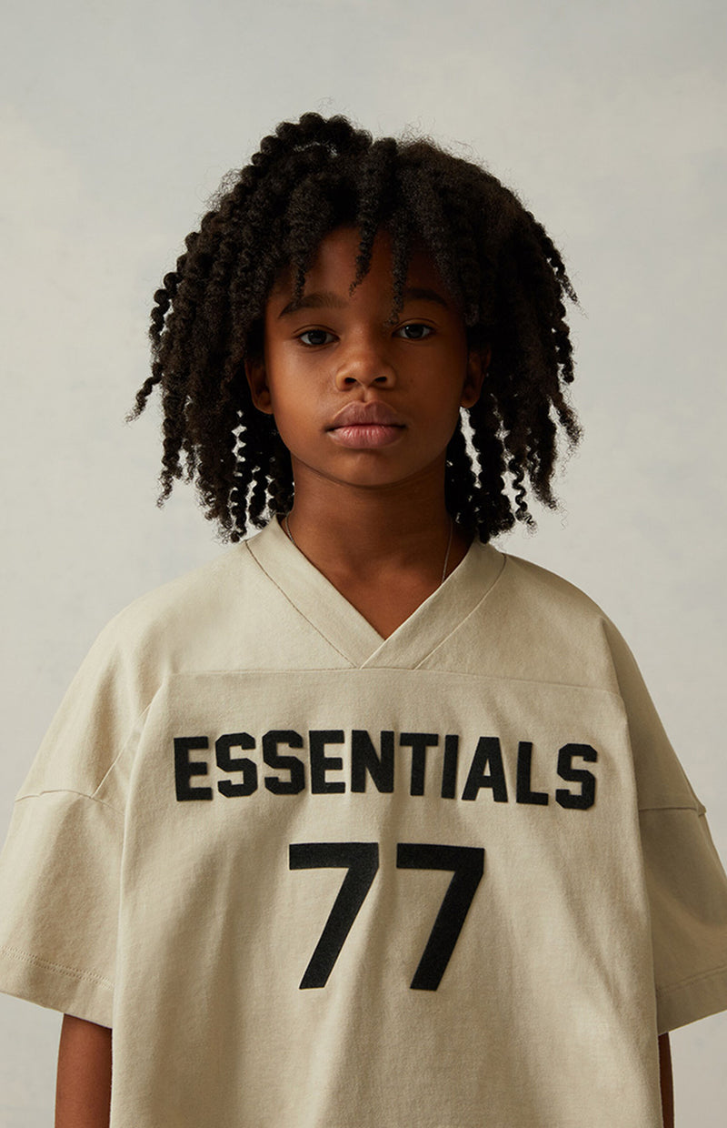 KIDS FOOTBALL TEE WHEAT