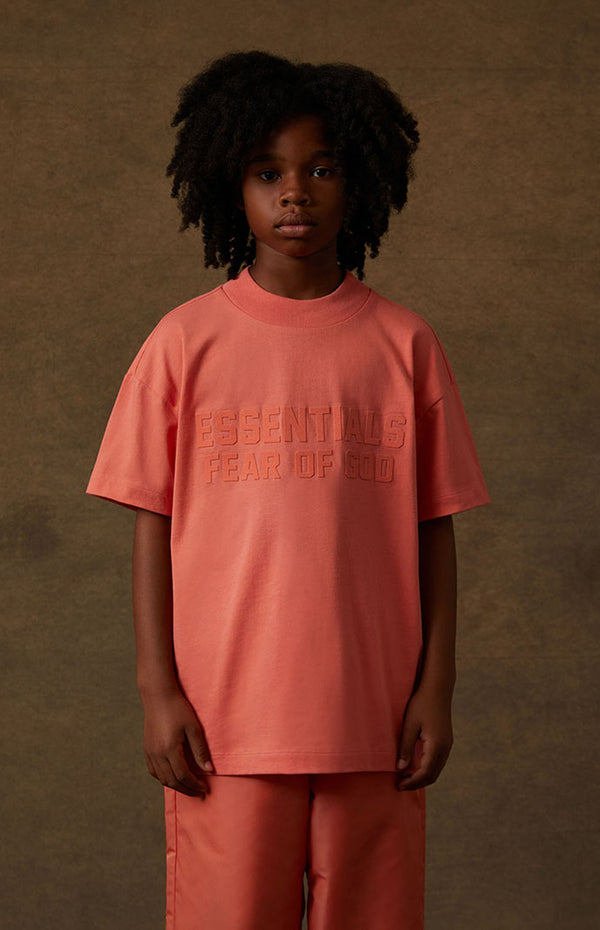 KIDS SHORT SLEEVE TEE CORAL