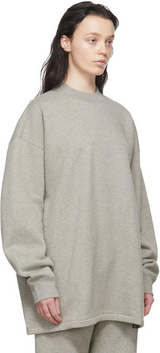 RELAXED CREWNECK Sweatshirt DARK OATMEAL