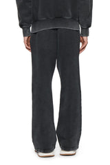 BASIC FLARED SWEATPANT - BLACK