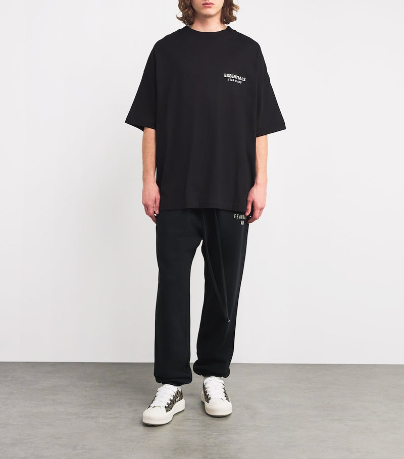 HEAVY FLEECE ESSENTIAL SWEATPANT BLACK