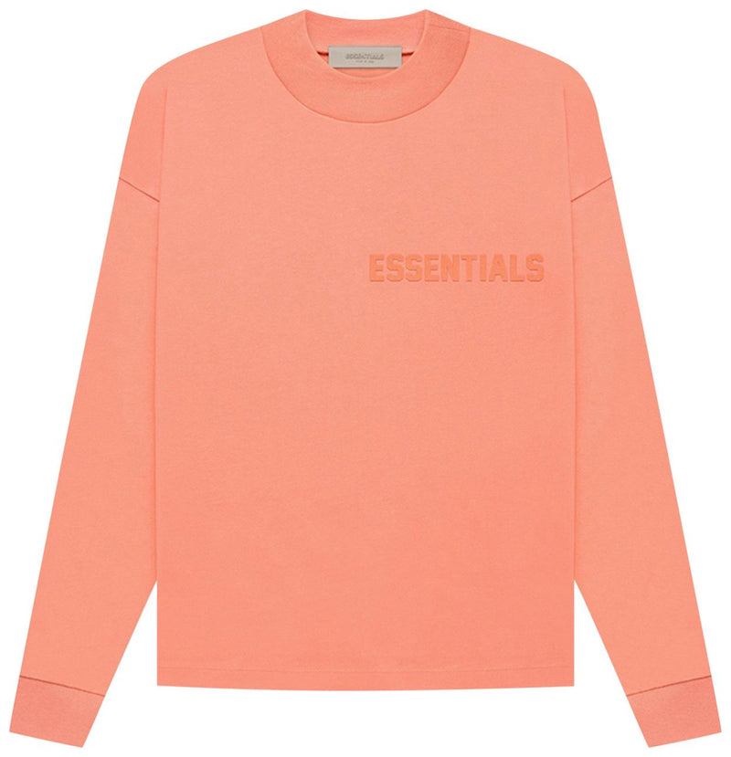 Cotton Long Sleeve T-Shirt TEE-CORAL
