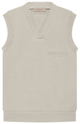 V NECK VEST SMOKE