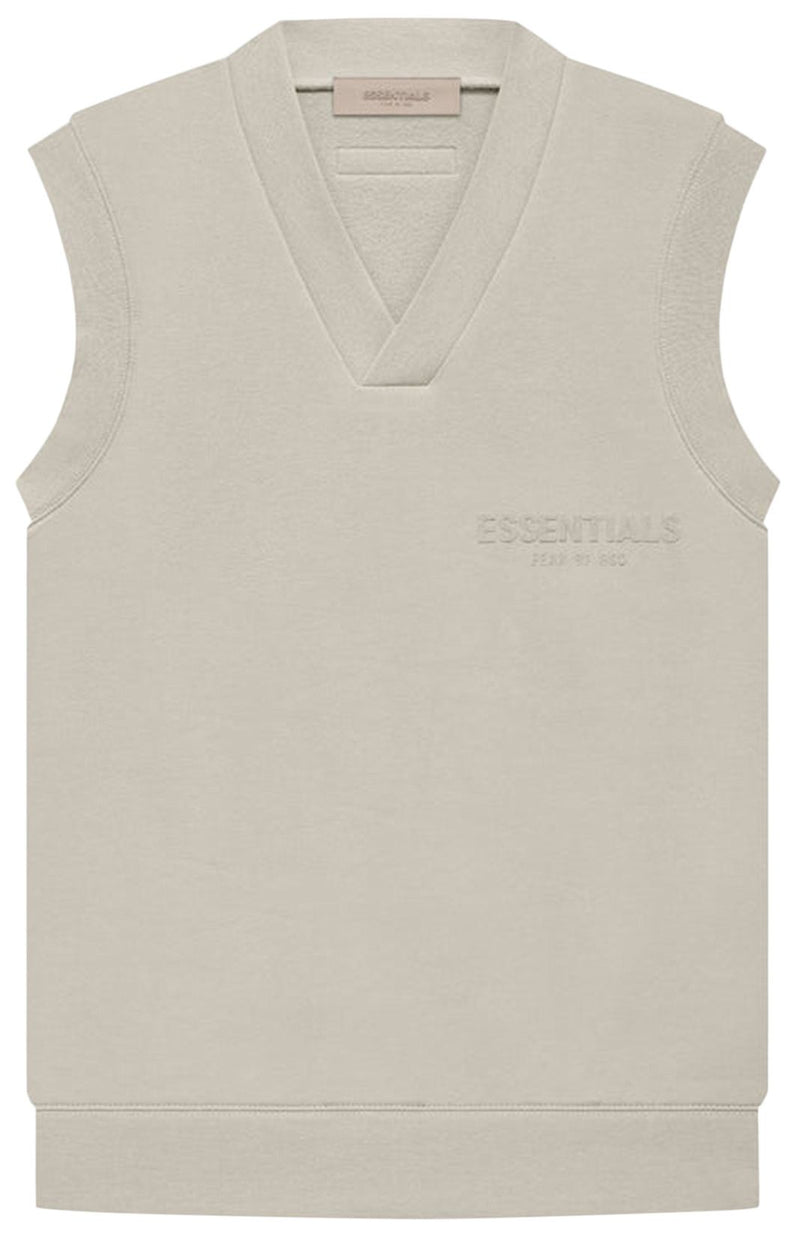 V NECK VEST SMOKE