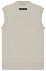 V NECK VEST SMOKE