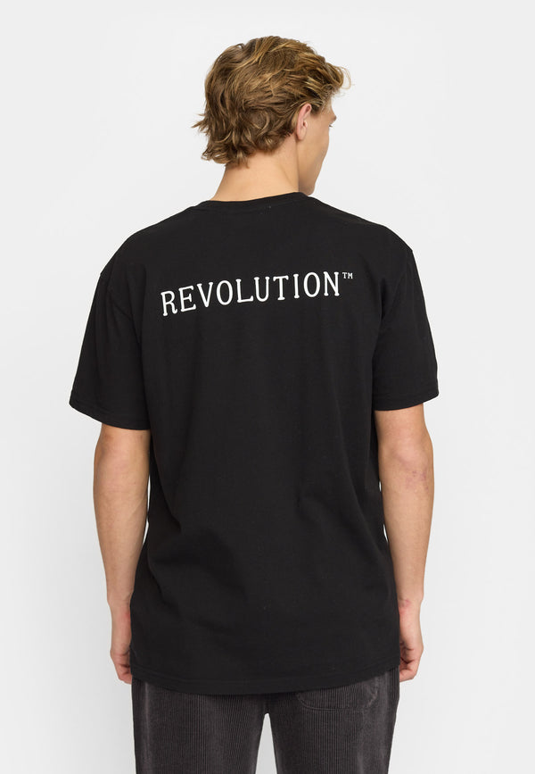 PRINTED T-SHIRT - BLACK