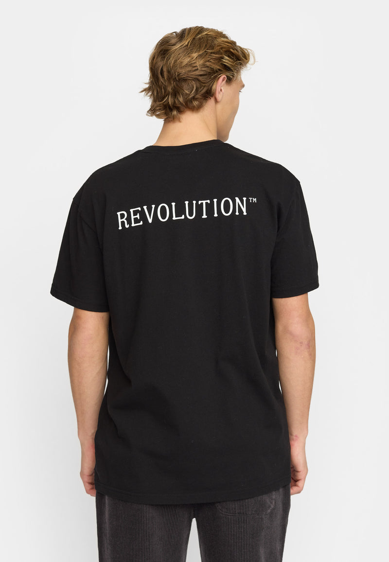 PRINTED T-SHIRT - BLACK