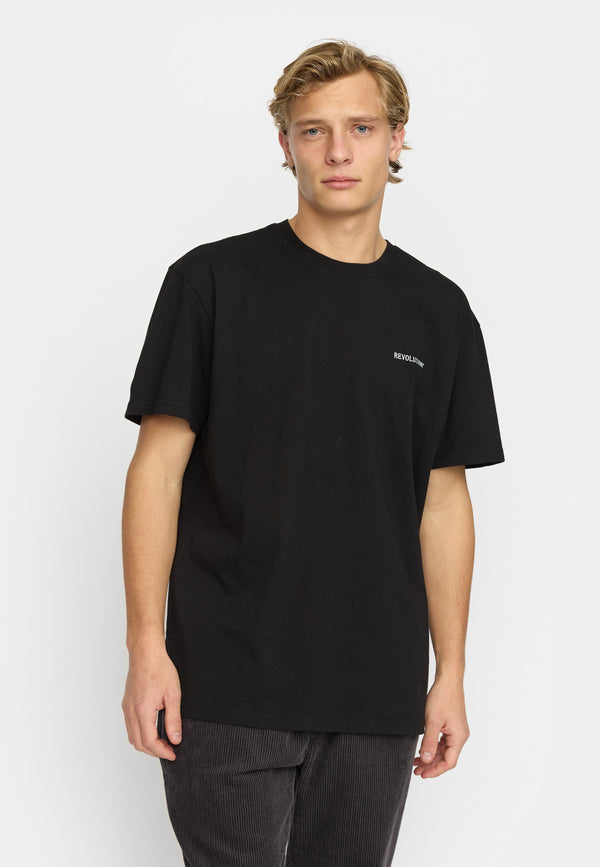 PRINTED T-SHIRT - BLACK