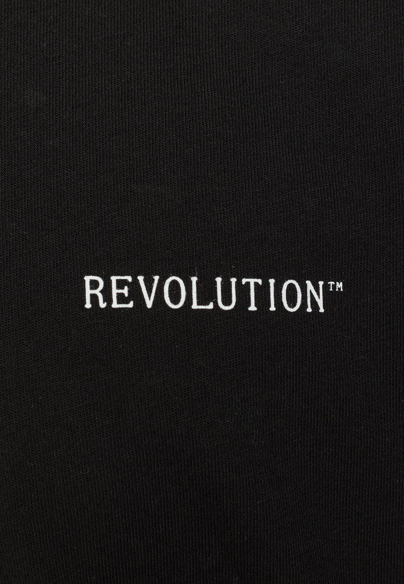 PRINTED T-SHIRT - BLACK