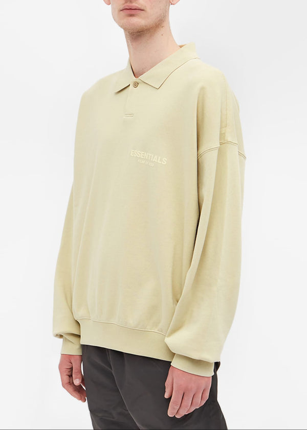 Long Sleeve POLO WHEAT