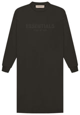 LS TEE DRESS Off Black