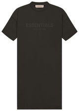 WOMEN-TEE DRESS-OFF BLACK