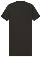 WOMEN-TEE DRESS-OFF BLACK